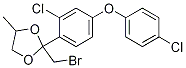 2-(bromomethyl)-2- [2-chloro-4-(4-chlorophenoxy)phenyl]-4-methyl-1,3-Dioxolane  