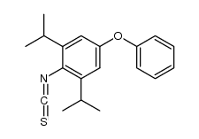 4-苯氧基-2,6-二异丙基苯硫代异氰酸酯 80058-93-1