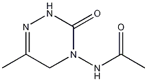 4-Acetylamino-6-methyl-3-oxo-2,3,4,5-tetrahydro-1,2,4-triazine