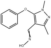 Pyrazole-1,3-dimethyl-5-phenoxy-4-carboxaldehyde oxime