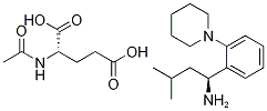 (S ) - 3 - METHYL-1 - ( 2 - PIPERIDINOPHENYL) BUTYLAMINE,    N - ACETYL-GLUTAMATE  SALT