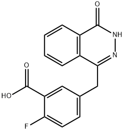 2-fluoro-5-((4- oxo-3 , 4- dihydrophthalazin -1- yl) Methyl)benzoic  acid