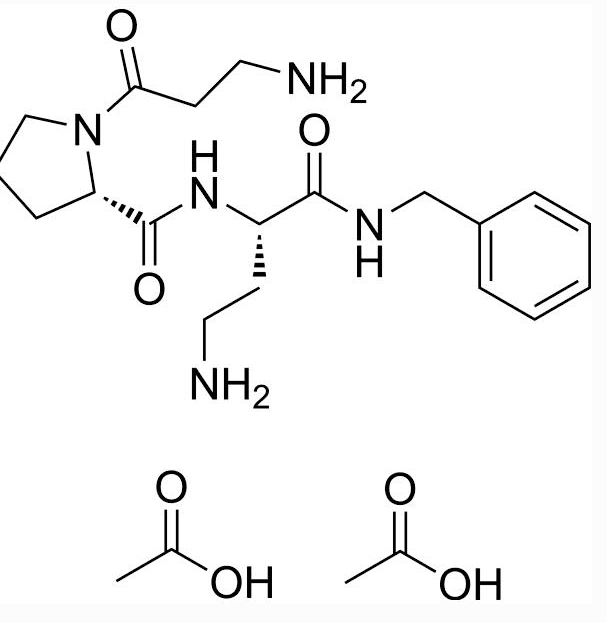 Dipeptide diaminobutyroyl benzylamide diacetate